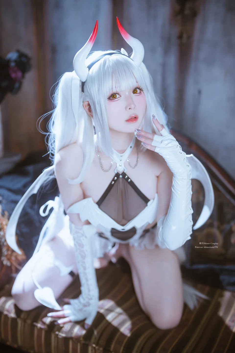 霜月shimo - No.159 Blanc Demon [21P-43MB] tg@simisebaisi 【丝足阁】010.webp